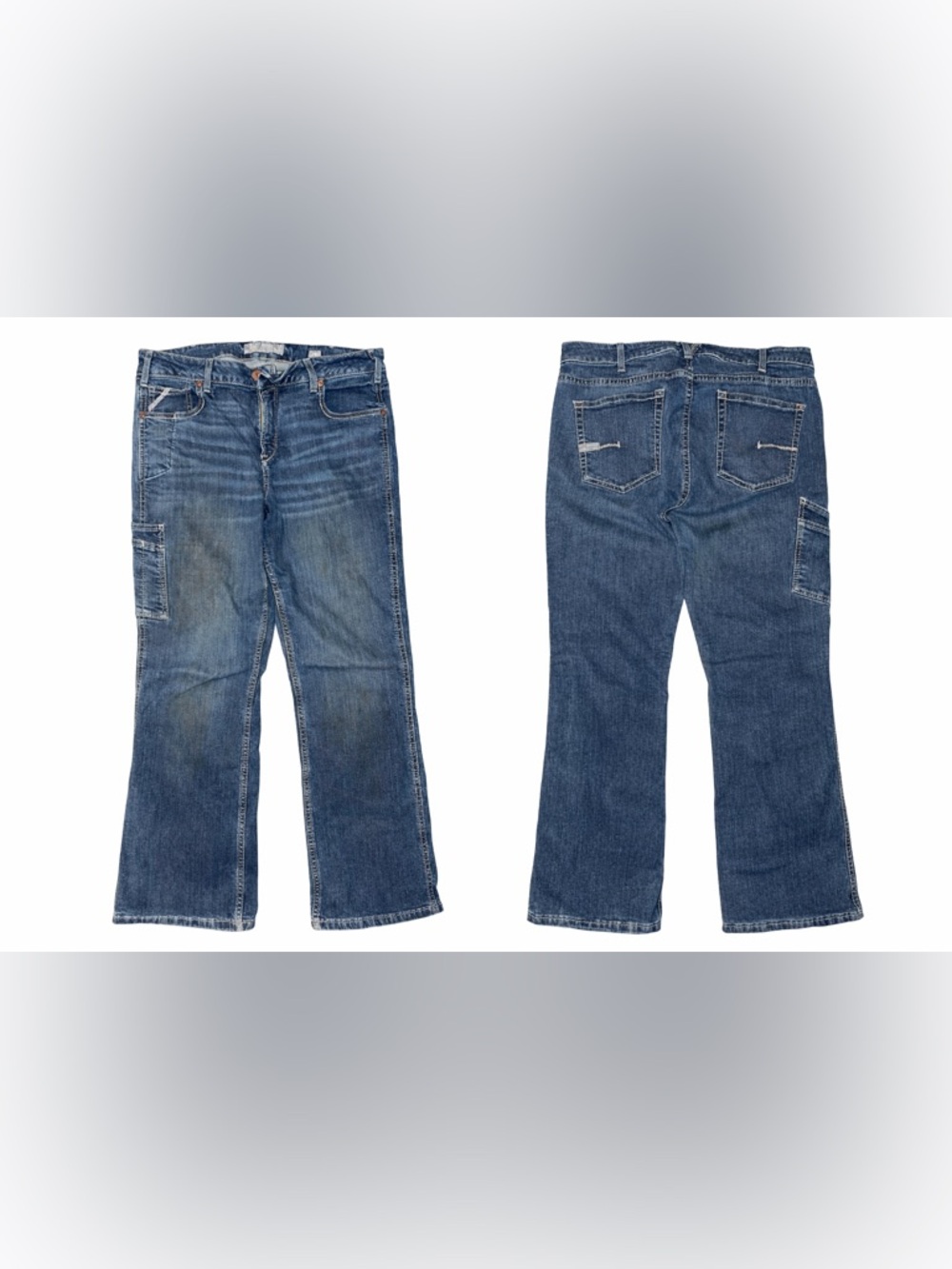 Ariat Rebar M4 Low Rise Boot Cut Jeans 33x31 Workwear Denim